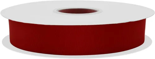 Miniatura 3 de Cinta roja de grogrén de 1-1/2 pulgadas x 50 yardas, para envolver regalos, muy adecuada para decoración de bodas, ramos, manualidades, costura