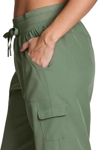 Miniatura 5 de RBX - Pantalón capri deportivo con cordón,ligero, con bolsillos y estilo cargo, para mujer