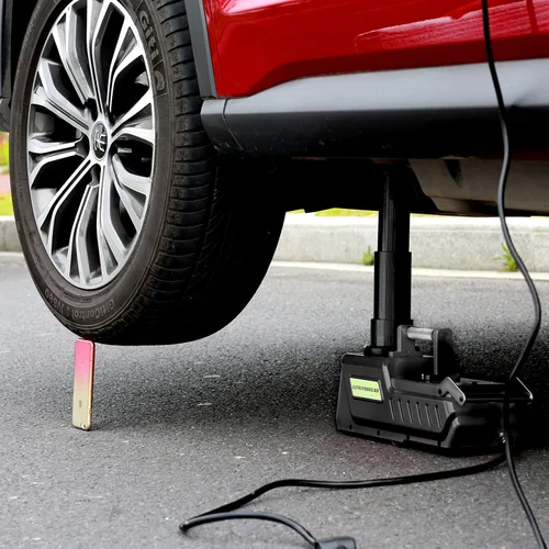 Miniatura 7 de E-HEELP - Gato hidráulico eléctrico de 15 toneladas, gato de piso de camión resistente de 12 V CC con luz LED para RV, SUV, camioneta, sedán