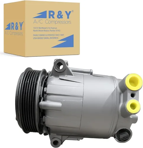 Compresor de CA RYC y embrague de A/C AD-1086 (se adapta a Maserati Ghibli 3.0L 2014-2020; compatible con Maserati Levante 3.0L 2017-2020. No es
