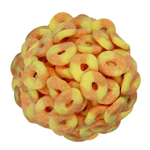 Miniatura 13 de Smarty Stop Mini anillos de gomita agria Candy GummiRoos (1 libra (paquete de 1), surtido)