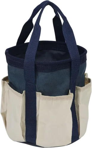 HARFINGTON Bolsa de herramientas de jardín de 7.5 x 8.3 pulgadas, grande, Oxford, impermeable, con bolsillos, bolsa de mano de jardín, organizador