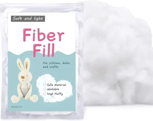 Miniatura 15 de LOKUNN Fibra de poliéster de 2.12 oz/60 g, relleno de fibra de poliéster (2.12 oz ~ 3.97 libras), relleno para animales de peluche, relleno