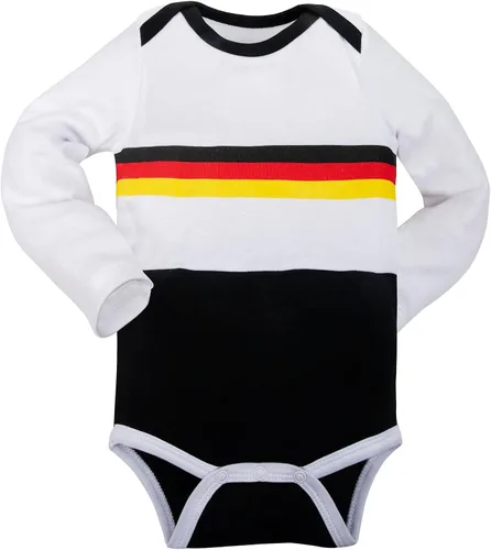 Miniatura 14 de Cnins Body deportivo para bebé, de manga larga, con temática de fútbol, unisex, para bebés de 0 a 18 meses