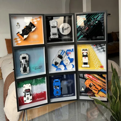 Miniatura 4 de iLuane Tablero de exhibición para 76918, coleccionables para adultos, decoración del hogar u oficina (no incluye automóvil)