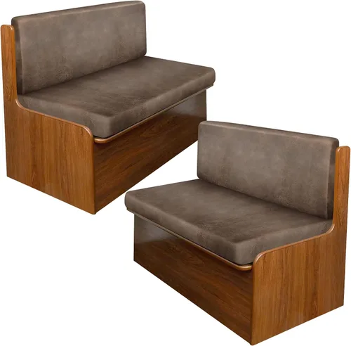 Miniatura 75 de Fundas de cojín tipo cuero para sofá, juego de fundas protectoras de muebles para sillón seccional, sofá biplaza de tela de elastano elástica