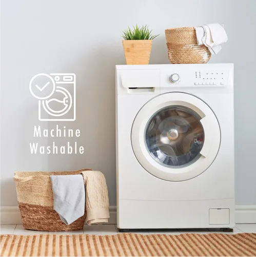 Miniatura 6 de Fresh Ideas falda de cama de 18 pulgadas con volantes calados color hueso Blanco