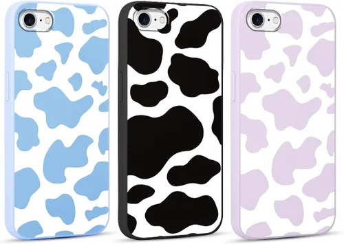 Miniatura 22 de Paquete de 3 Fundas Bonitas con Estampado de Guepardo para iPhone 13/14 de 6.1" Funda de Teléfono, Fundas de Diseño Estético de Leopardo Silicona