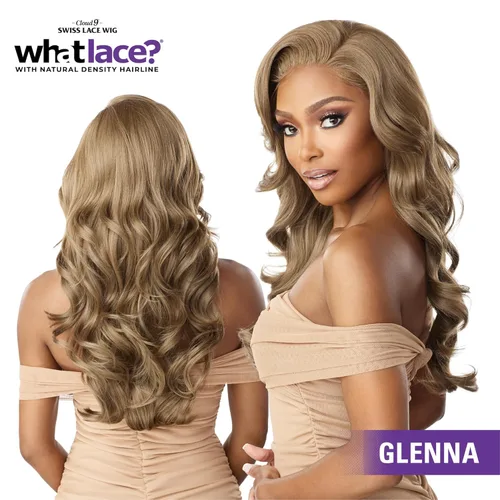 Miniatura 6 de Sensationnel Pelucas What Lace 13X6 - Glenna Encaje Frontal Atado a Mano Sin Pegamento Sintético con Densidad Natural Línea del Cabello Predepilada