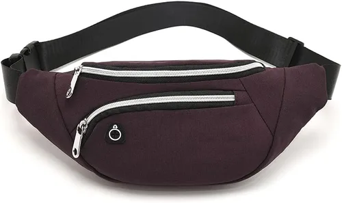 Miniatura 25 de Riñonera para hombres y mujeres, riñonera para entrenamiento, viajes y correr. (004)Negro