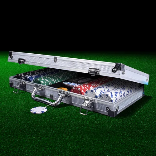 Miniatura 6 de 200291/DOM Texas Hold em Poker Case y 300 Chip Pro Champ Set, estándar, múltiple