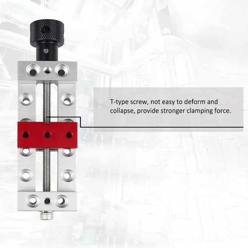 Miniatura 3 de RATTMMOTOR Mejora de la abrazadera de tornillo de banco del router CNC, máquina grabadora DIY de alta precisión abrazadera de sujeción mini tornillo