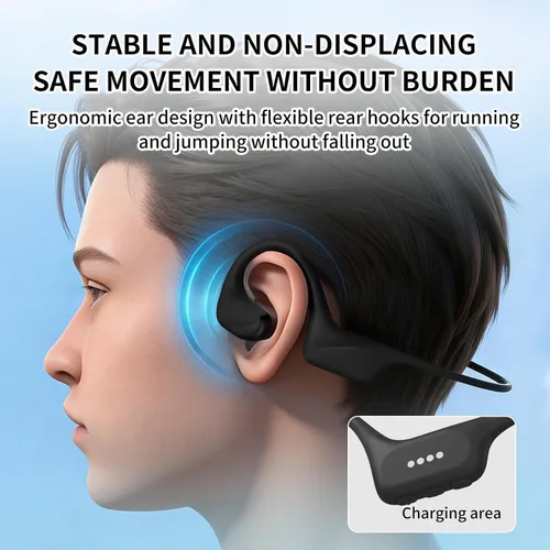 Miniatura 5 de Auriculares de natación de conducción ósea, IP68 impermeable reproductor MP3 incorporado memoria 32G, auriculares de natación subacuáticos