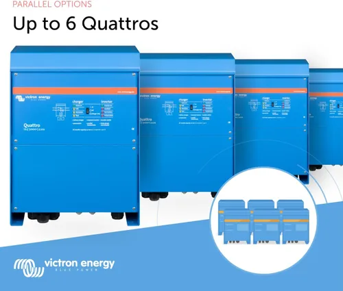 Miniatura 5 de Victron Energy Quattro - Inversor de onda sinusoidal pura de 5000 VA de 12 voltios y cargador de batería de 220 amperios