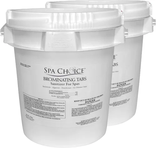 Miniatura 8 de SpaChoice Pestañas de bromación prémium de 1.5 libras para spas, tabletas de bromo para bañera de hidromasaje, fabricado en Estados Unidos
