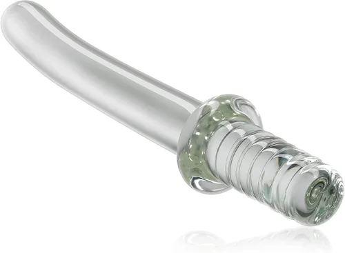 Miniatura 2 de Varita de masturbación con consolador de cristal de cristal, masajeador de masturbación vaginal, tapón anal, palo de placer, estimulación del ano