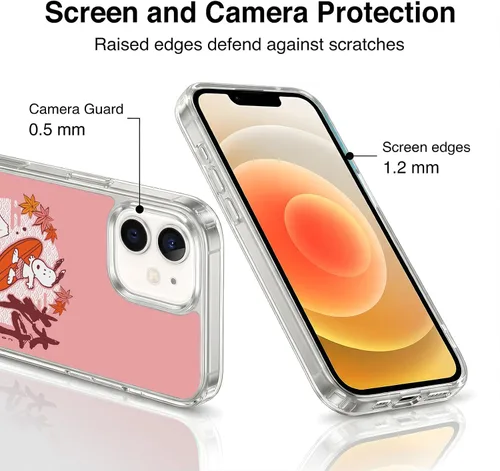 Miniatura 126 de Carcasa de gel para iPhone 7 Plus/iPhone 8 Plus, diseño de Snoopy Oriental de Peanuts, Badges
