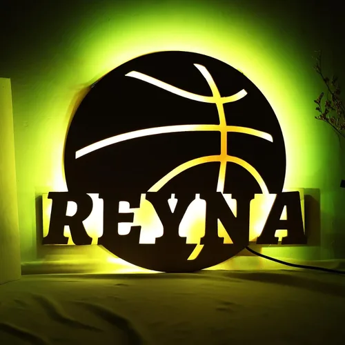 Miniatura 12 de Letrero de béisbol personalizado, nombre de jugador de béisbol personalizado, luz LED de béisbol, letrero de pelota de béisbol personalizado