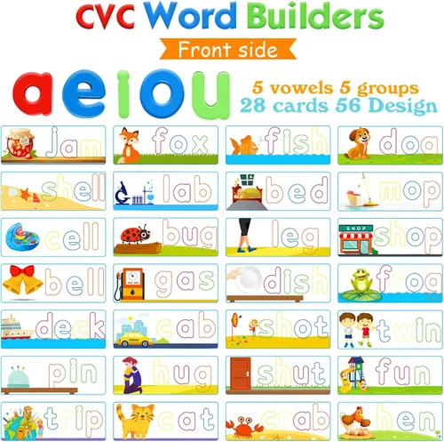 Miniatura 2 de SpringFlower See & Spell - Juguete de letras a juego, juguete educativo de aprendizaje para niños y niñas de 3, 4, 5, 6 años, actividades