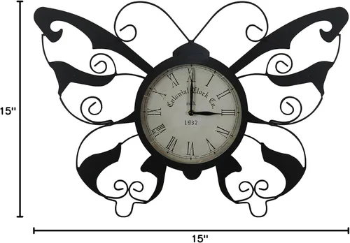 Miniatura 3 de Alpine HAV110 - Reloj de mariposa, 15 pulgadas, multicolor
