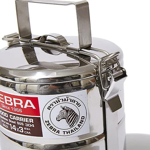 Miniatura 3 de Zebra Portador de alimentos de acero inoxidable