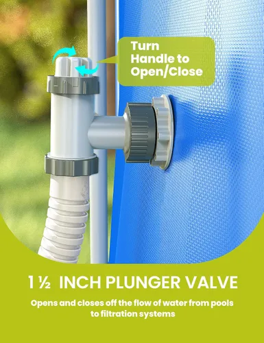 Miniatura 4 de SUMMERBUDDY Piezas de piscina sobre el suelo, pieza de repuesto de bomba de piscina para Intex/Bestway/Coleman con válvula de émbolo, colador