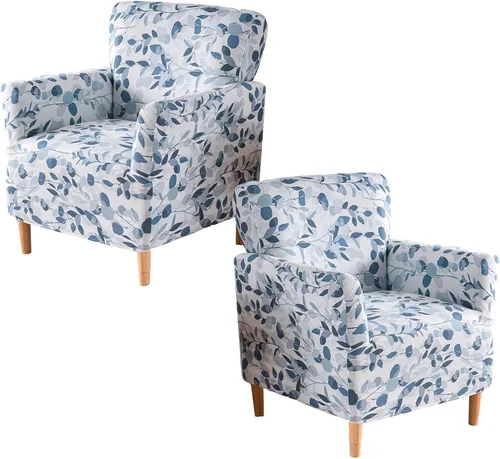 Miniatura 27 de Fundas de jacquard para sillón de banquete, fundas suaves para sillón, fundas elásticas de 1 pieza para sala de estar, funda antideslizante