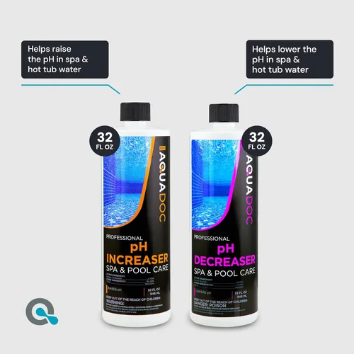 Miniatura 4 de AquaDoc - Kit de equilibrio de agua para bañera de hidromasaje con aumento de pH, disminución de pH, alcalinidad y aumento de calcio, 100 tiras
