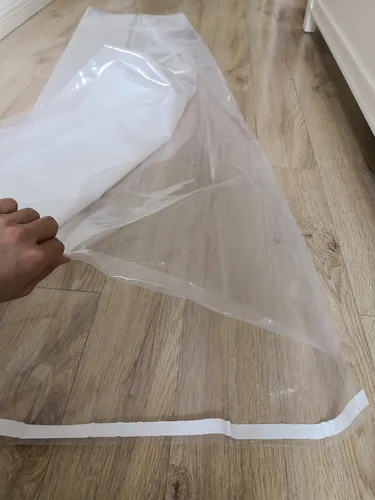 Miniatura 4 de ComfortHome Bolsa de colchón sellable extra gruesa de 4 mil con tira adhesiva para mudanza y almacenamiento, resistente, se adapta a