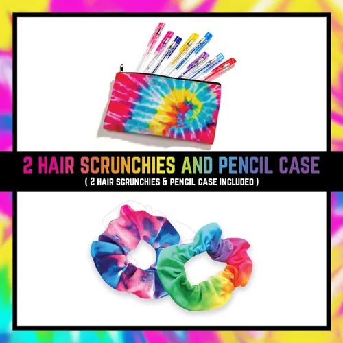 Miniatura 5 de Original Stationery Kit de teñido anudado – Polvo de 12 colores, bandeja y guantes para niños de 8 a 12 años – Juego de manualidades y arte