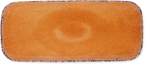Miniatura 7 de UP ware Crackle Cream - Bandeja de servir de melamina, bandeja rectangular de 15 x 6.5 pulgadas, bandeja de alimentos sin BPA para entretenimiento