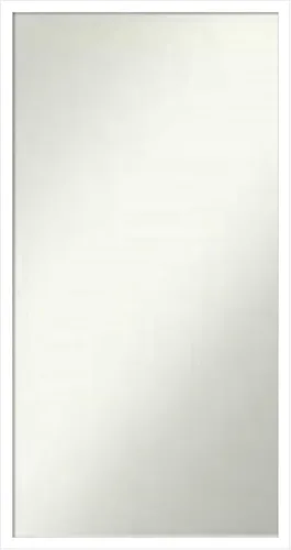 Miniatura 206 de Amanti Art Espejo de baño blanco para sobre el fregadero, 32 x 45 pulgadas, espejo de tocador rectangular blanco esbelto, marco de madera moderno