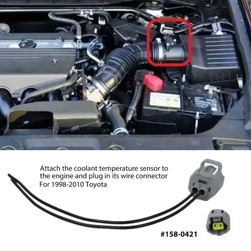 Miniatura 5 de 158-0421 Reemplazo de la coleta del conector del sensor de temperatura del agua para Supra 1989-1998