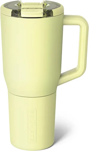 Miniatura 20 de BrüMate Müv – Taza de café térmica de 25 onzas, 100% a prueba de fugas, con asa y tapa, taza de café de acero inoxidable para viaje, taza de café
