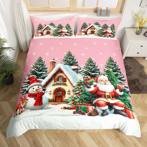 Miniatura 45 de Erosebridal Divertida funda de edredón de Halloween para niños, juego de ropa de cama de calabaza fantasma, decoración de Halloween para niños