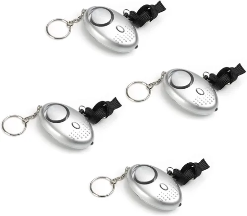 Miniatura 7 de Aicosineg 2 unidades de alarma personal con sonido seguro, alarma personal de seguridad de 120 dB, llavero de alarma de seguridad de emergencia