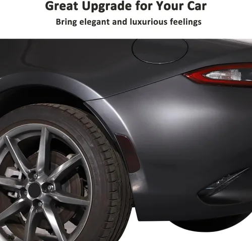 Miniatura 5 de Cubierta de marco de lámpara de faros traseros de automóvil para Mazda MX-5 ND 2015-2023 Reflector de parachoques, luces de marcador lateral