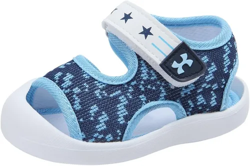 Sandalias de verano para bebé, malla transpirable, suela de goma, antideslizantes, zapatos para exteriores para niños y niñas de 9 a 30 meses