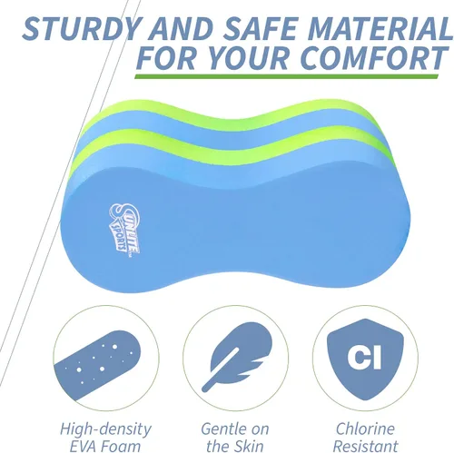 Miniatura 3 de Sunlite Sports Boya de tracción EVA de 5 capas para piernas - Ayuda para entrenamiento en piscina, soporte para piernas y caderas para adultos