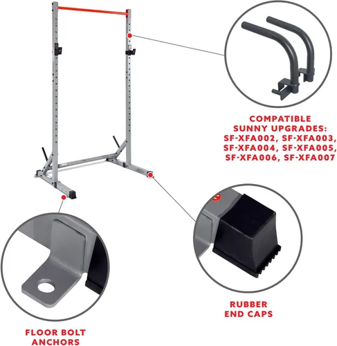 Miniatura 4 de Sunny Health & Fitness Multifunctional Strength Training Home Gym – Complete Workout Equipment with Training Attachments, Optional Squat Stand