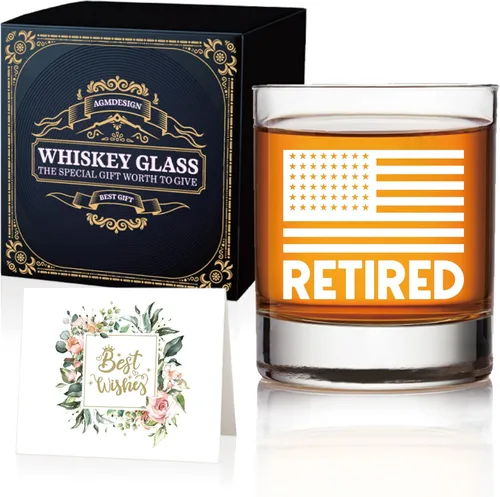 Miniatura 9 de AGMDESIGN Bombero jubilado Been There Done That y Orgulloso de eso Divertido vaso de whisky de jubilación, bombero papá, hermano, tío, regalo