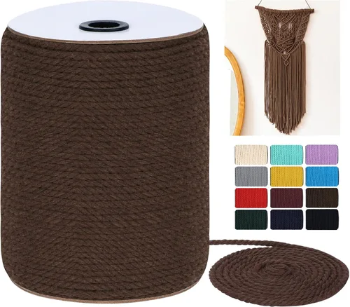 Miniatura 20 de Cordón de macramé, 0.118 pulgadas x 328 yardas