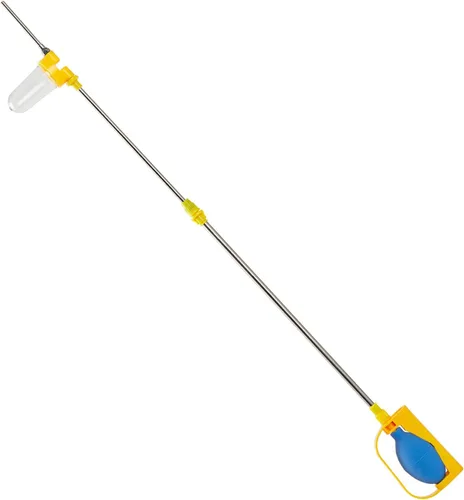 SUNYAY Guardapolvo de tierra de diatomeas Multiusos Rociador de polvo interior y exterior con longitud ajustable de 30 cm a 107 cm