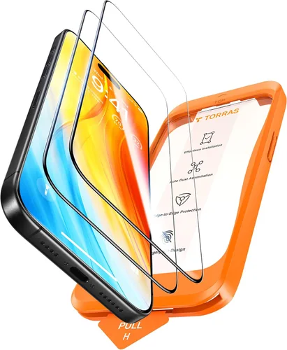 Miniatura 16 de TORRAS Protector de pantalla para iPhone 17 Pro Max [12 pies de grado militar inastillable] [9H+ vidrio templado aeroespacial] Protector de pantalla