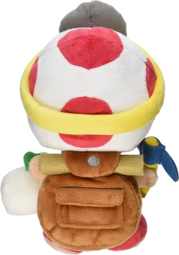 Miniatura 2 de Little Buddy Super Mario Bros. Captain Toad Standing Pose - Peluche de peluche, 9 pulgadas, multicolor (1409)