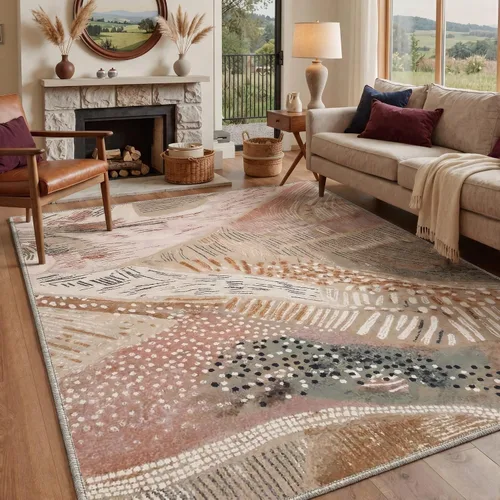 Miniatura 123 de BEIMO Alfombra de pasillo para cocina, alfombra lavable a máquina de 2 x 5 para entrada, alfombras modernas y abstractas suaves, cubierta de piso
