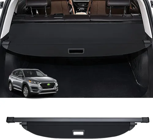 Miniatura 40 de Powerty Cubierta de Carga para Accesorios Kia Sportage 2023-2025 2026, Textura de Lona Cubierta Retráctil para Maletero Trasero de Carga de Equipaje