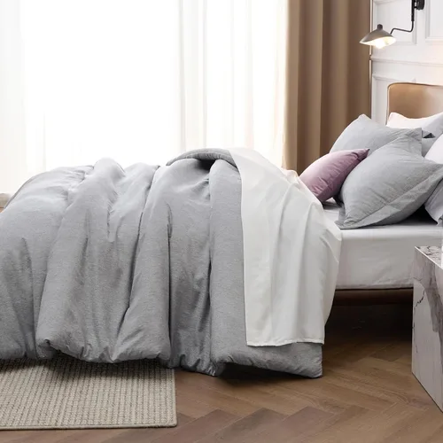 Miniatura 287 de Bedsure Juego de edredón Twin/Twin XL, ropa de cama suave beige para todas las estaciones, juego de cama teñido catiónico, 2 piezas, 1 edredón