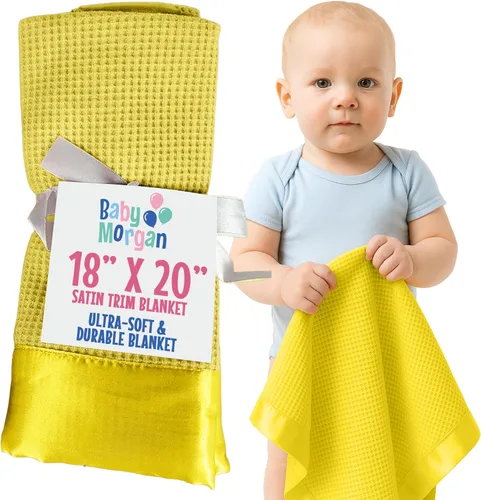 Miniatura 12 de Manta térmica de punto gofre, mini manta suave y transpirable para recién nacidos y bebés, para niños pequeños para cochecitos, viajes, siestas