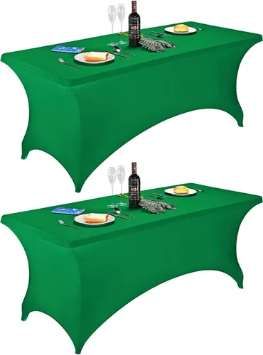 Miniatura 172 de FORLIFE - Funda de mesa de elastano, mantel ajustado de 4 pies para mesas rectangulares, funda elástica para patio, universal para bodas, banquetes
